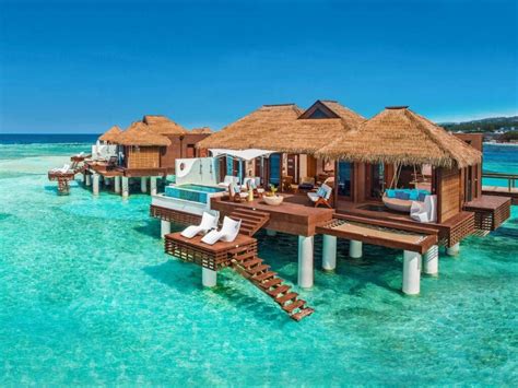 all inclusive over the water bungalows.